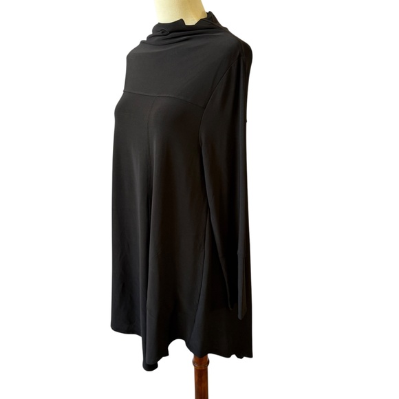 LIV BY HABITAT CLOTHES TUNIC TOP LAGENLOOK ASYMMETRIC HEM ELEVATED BASIC CHIC S - Picture 4 of 12